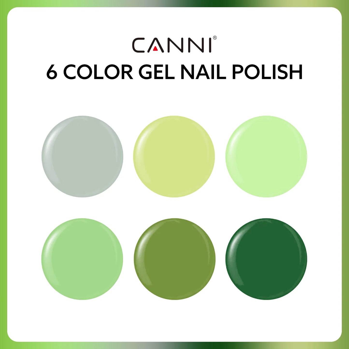 CANNI 6pcs Nail Polish