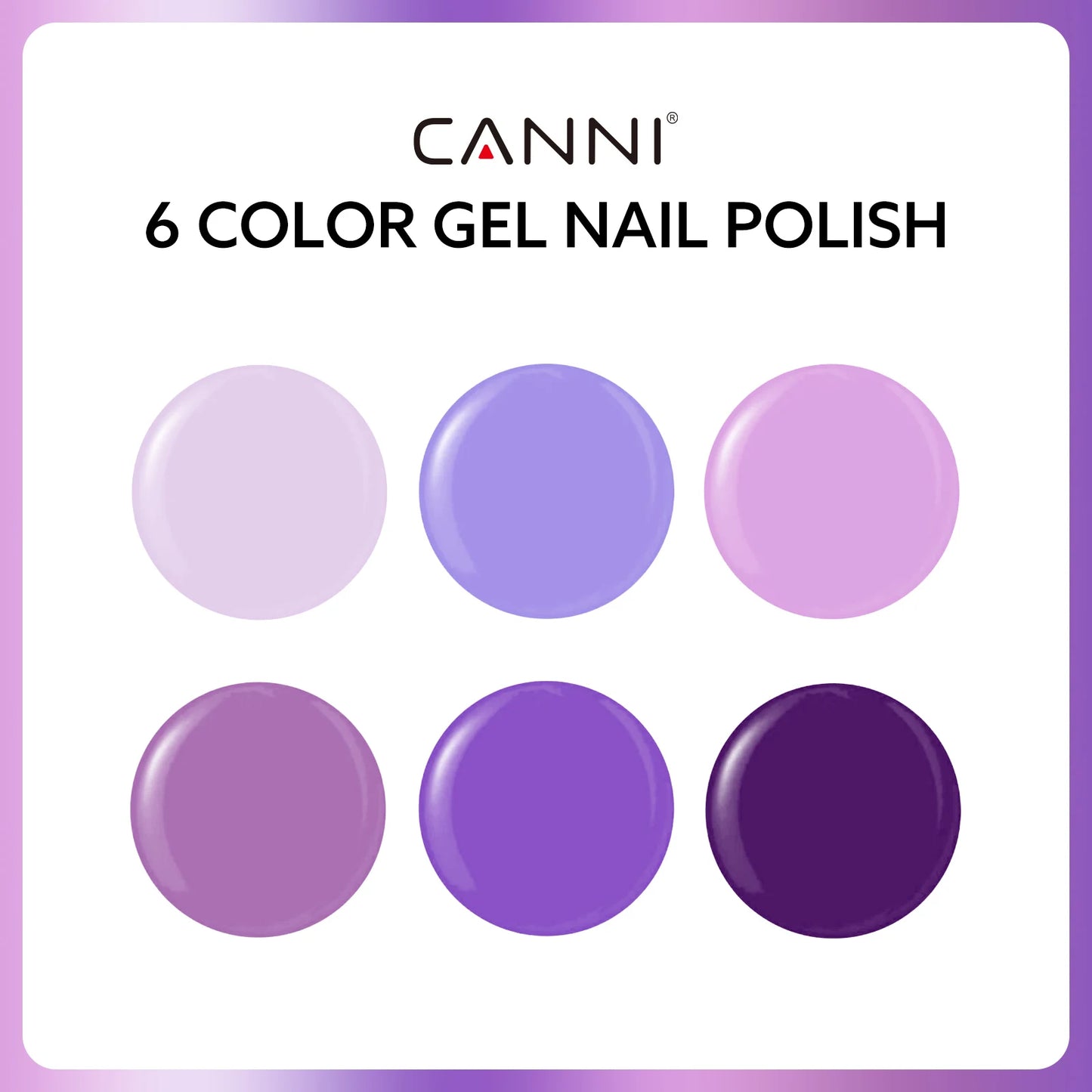 CANNI 6pcs Nail Polish