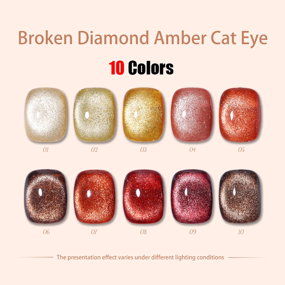 Vendeeni Amber Broken Diamond Cat Eye