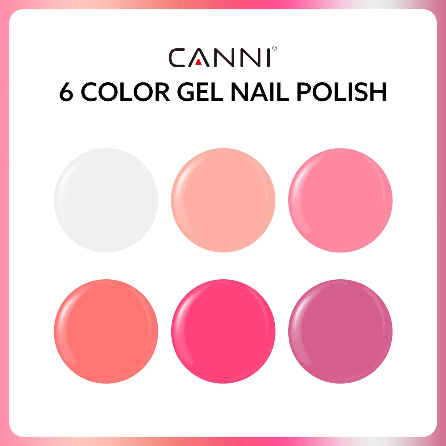 CANNI 6pcs Nail Polish