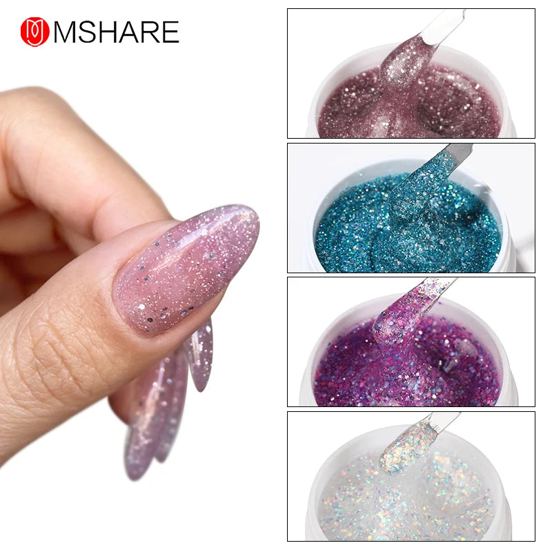 MSHARE Glitter Gel Builder