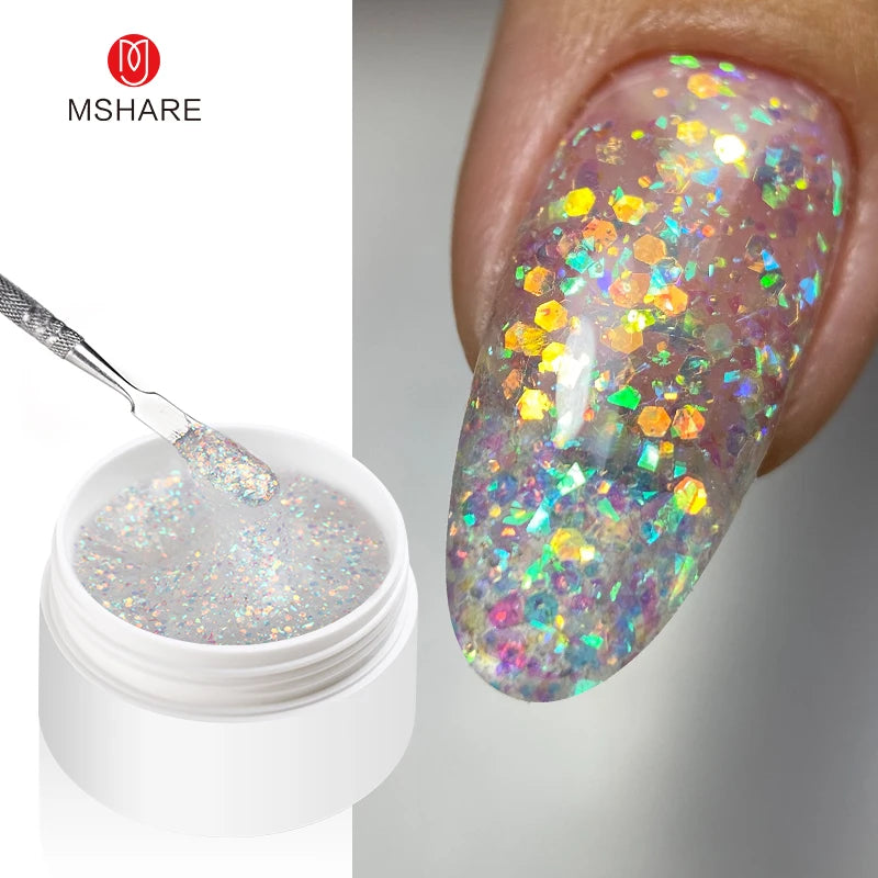 MSHARE Glitter Gel Builder