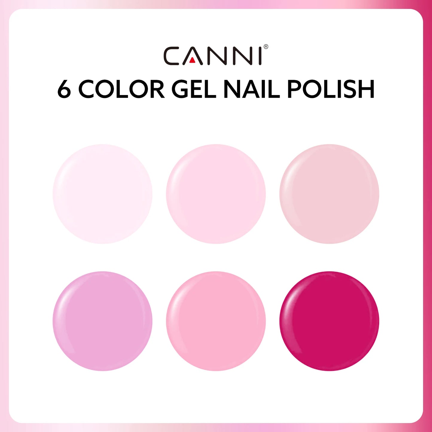 CANNI 6pcs Nail Polish