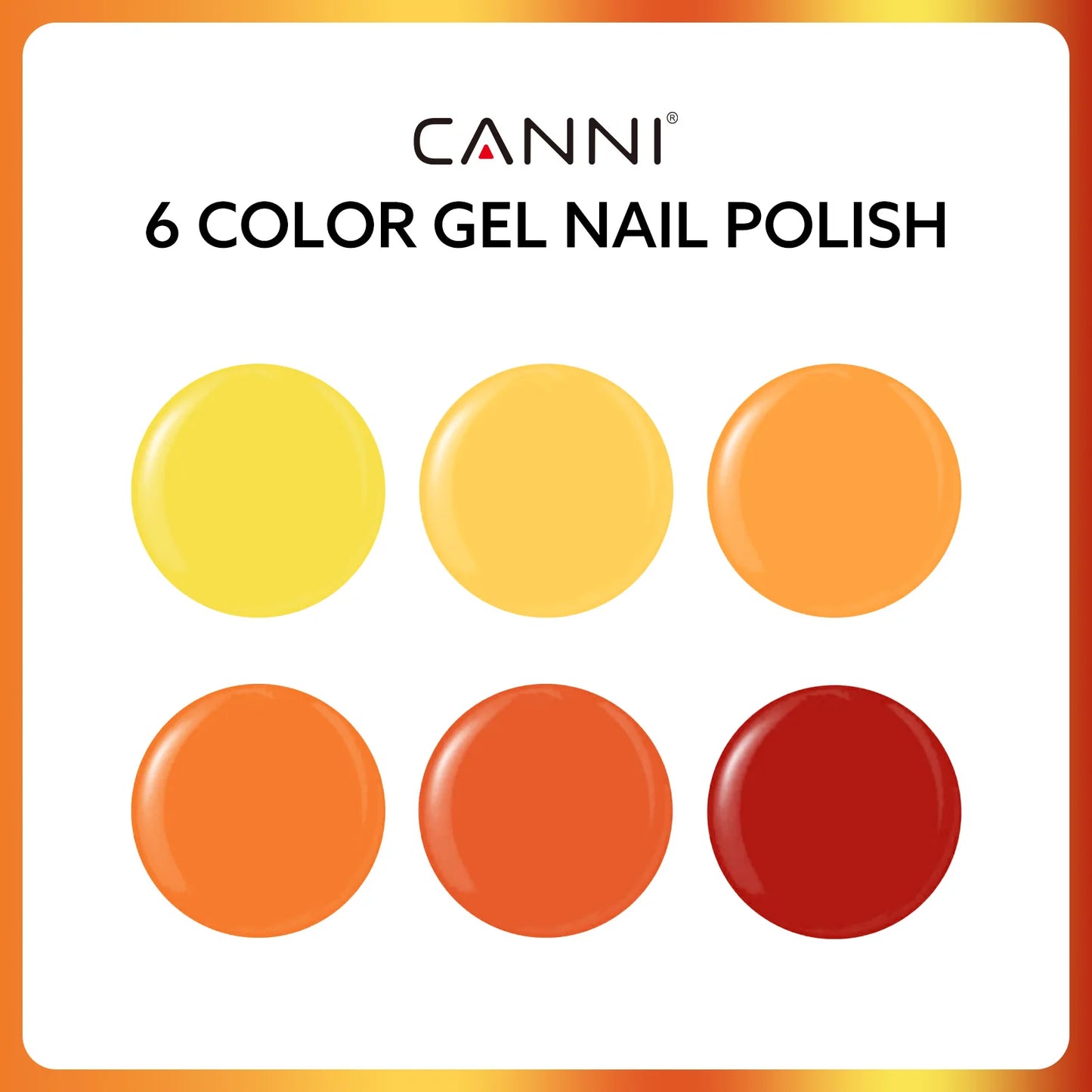 CANNI 6pcs Nail Polish